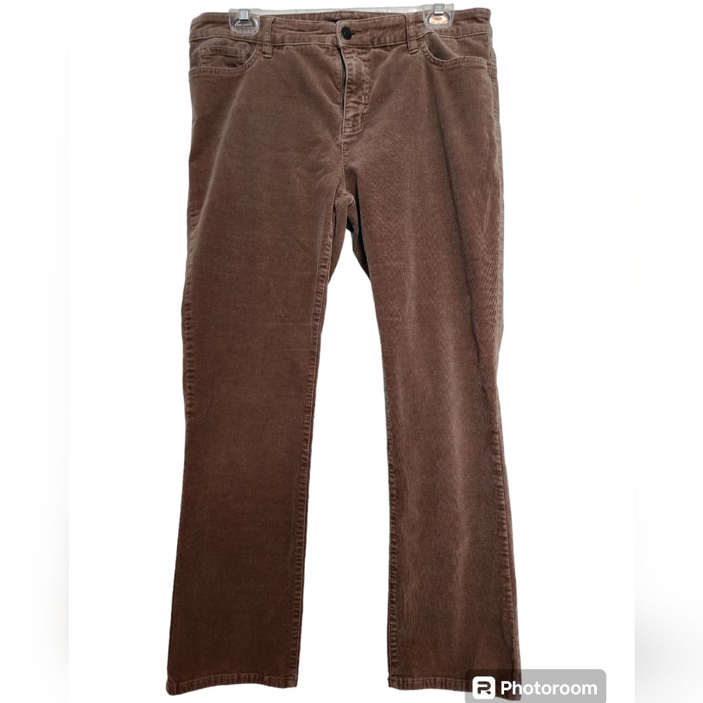Chaps Brown Corduroy 5 pocket Pants SZ 12